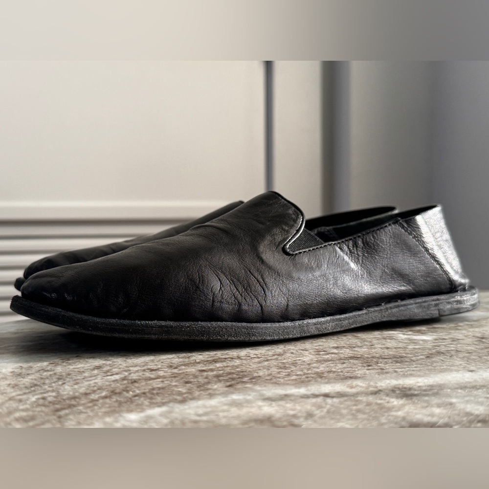 Officine Creative Leather Loafers Shoes 39.5 / 9.5 Black Nero Noir $600 Flats